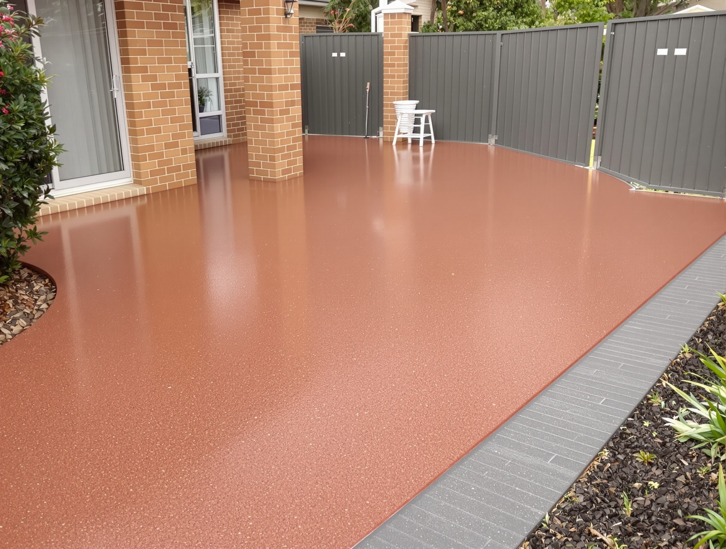 Coloured Concrete example