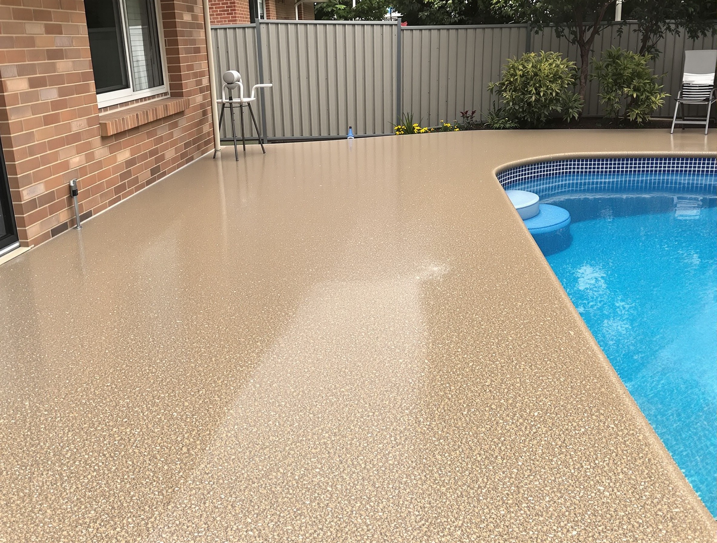 Poolside Patio example